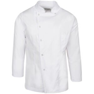 Σακάκι σεφ λευκό με τρουκ