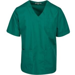 Ιατρική μπλούζα με λαιμόκοψη V σε πράσινο