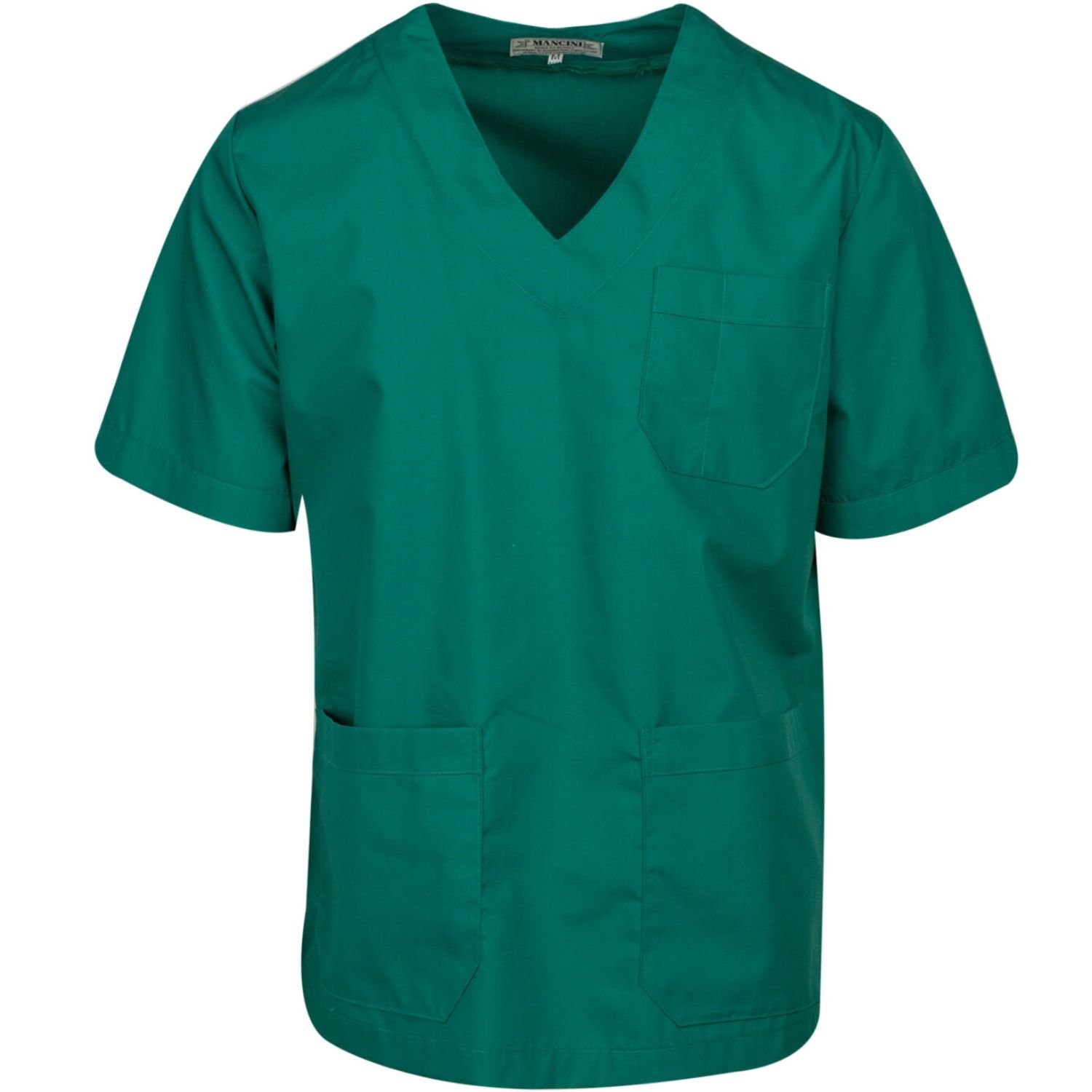 Ιατρική μπλούζα με λαιμόκοψη V σε πράσινο