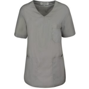 Μπλούζα ιατρικής με V μπροστά σε γκρι