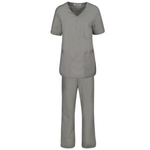 Σετ ιατρικής ανδρικό με V μπροστά σε γκρι σκούρο