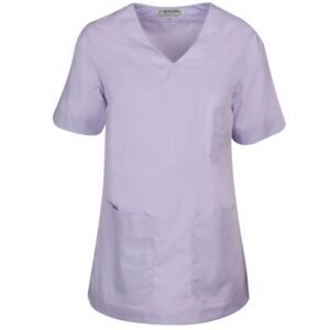 Μπλούζα ιατρικής με V μπροστά σε λιλά