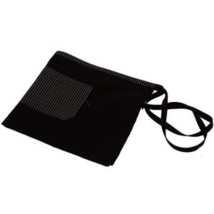 Ποδιά μέσης κοντή με ριγέ τσέπη