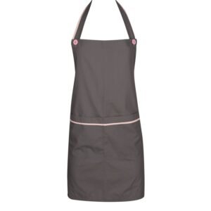 Ποδιά γκρι με διαχωριζόμενη τσέπη