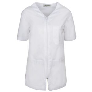 Σακάκι με φερμουάρ λευκό