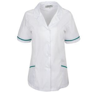 Μπλούζα με βε μπροστά και πράσινα σιρίτια