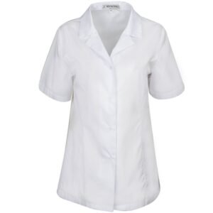 Μπλούζα με βε μπροστά λευκή