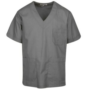 Μπλούζα ιατρικής με V μπροστά σε γκρι