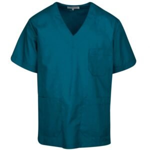 Μπλούζα ιατρικής με V μπροστά σε πετρόλ