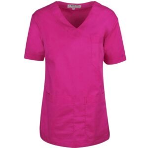 Μπλούζα ιατρικής με V μπροστά ματζέντα